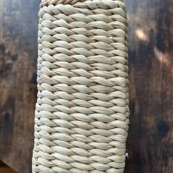 Sonoma patriotic straw bag, red, white & blue sequin embellished stars - Picture 9 of 13